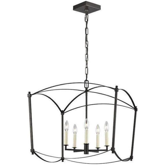 Generation Lighting - Thayer Wide Lantern - F3325/5SMS - Canada Light Shop