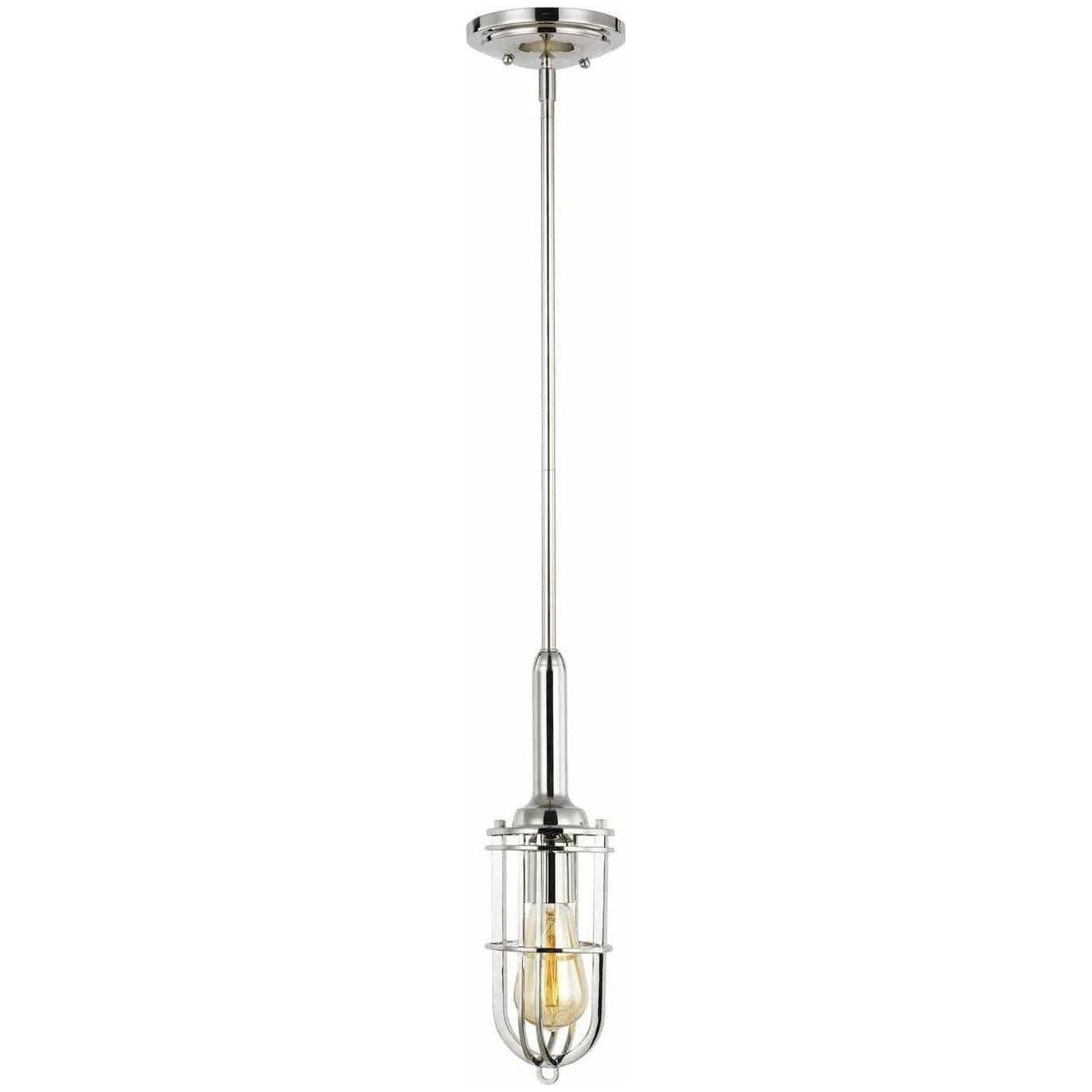 Generation Lighting - Urban Renewal Closed Cage Pendant - P1240PN - Canada Light Shop