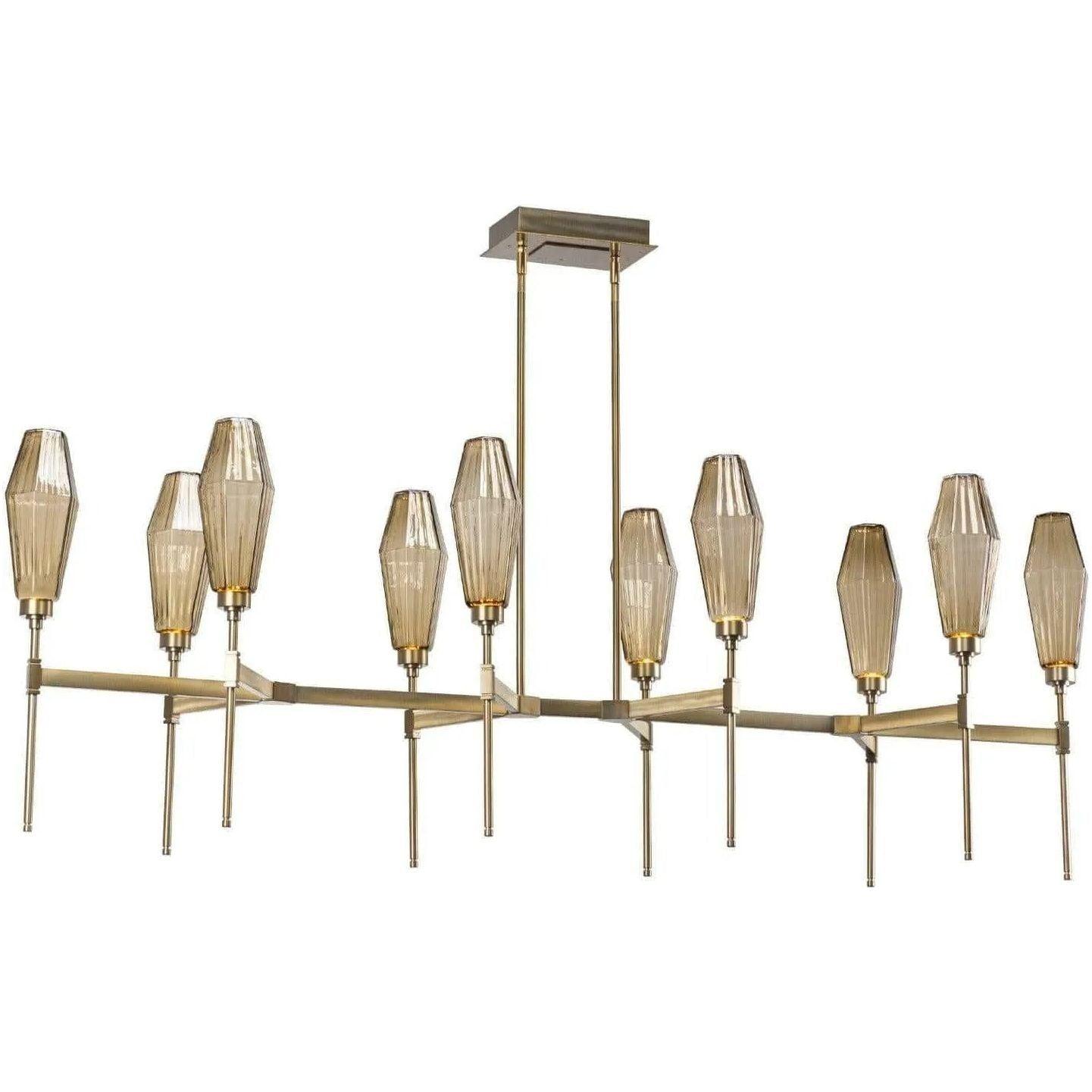 Hammerton Studio - Aalto Linear Belvedere Suspension, 67-Inch - PLB0049-67-BS-RA-001-L1 - Canada Light Shop