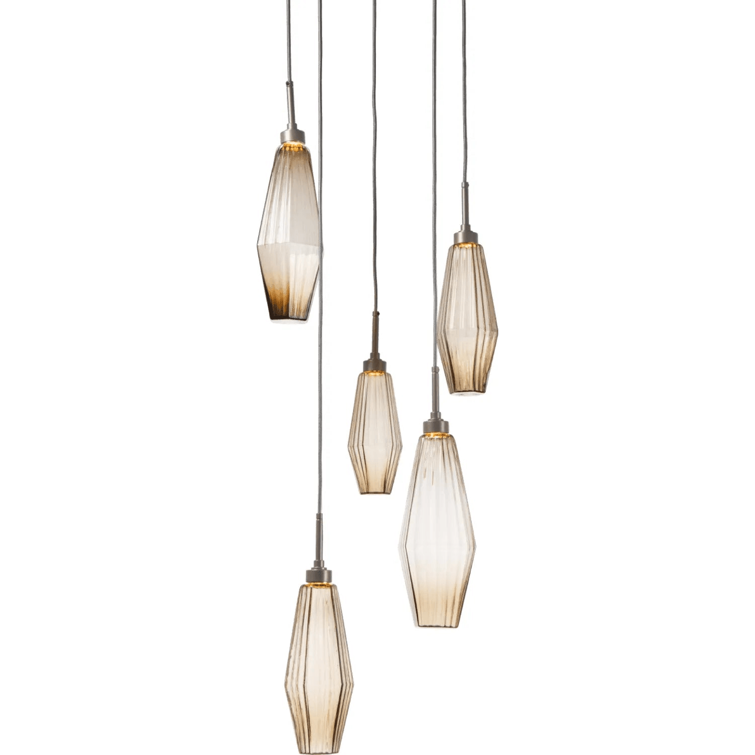 Hammerton Studio - Aalto Round Multi-Port, 5-Light - CHB0049-05-BS-RA-C01-L1 - Canada Light Shop