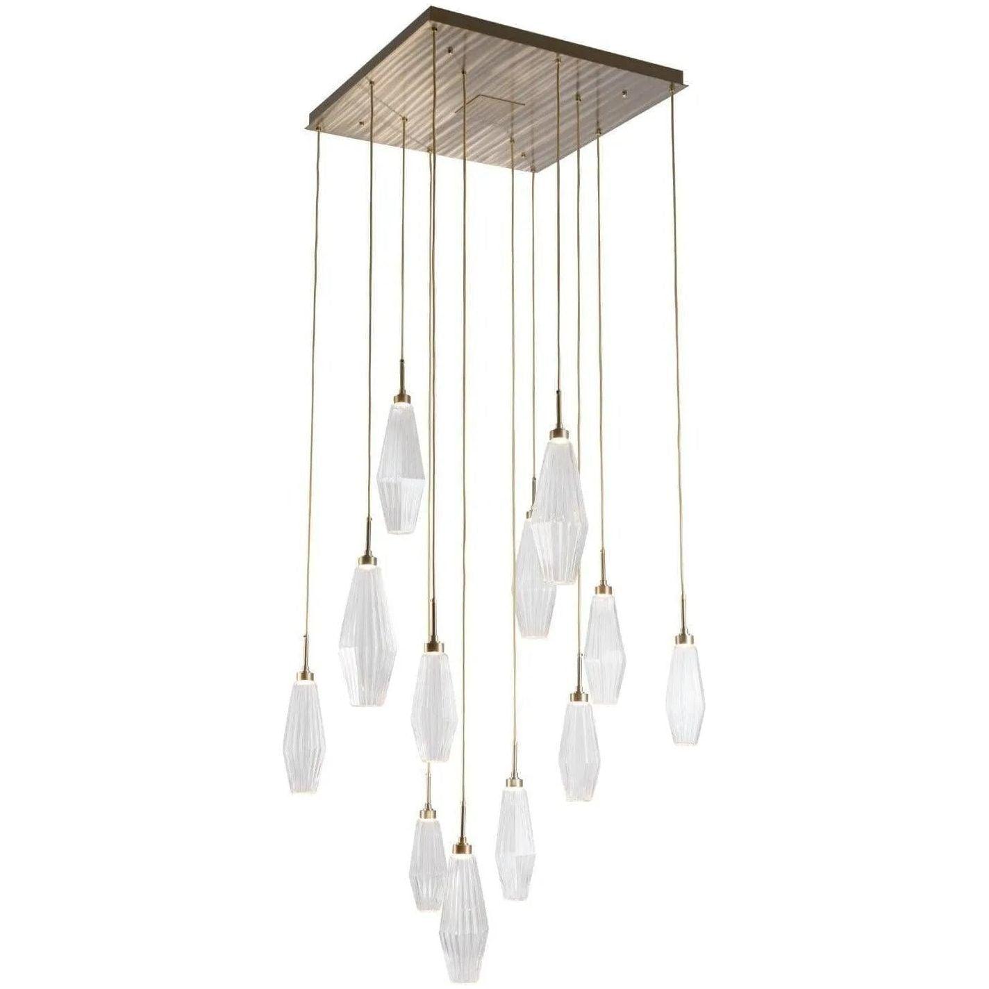 Hammerton Studio - Aalto Square Multi-Port, 12-Light - CHB0049-12-BS-RA-C01-L1 - Canada Light Shop