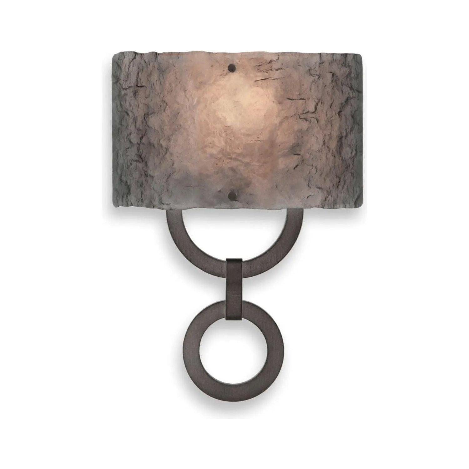 Hammerton Studio - Carlyle Round Link Cover Sconce - CSB0033-0D-GM-SG-E2 - Canada Light Shop