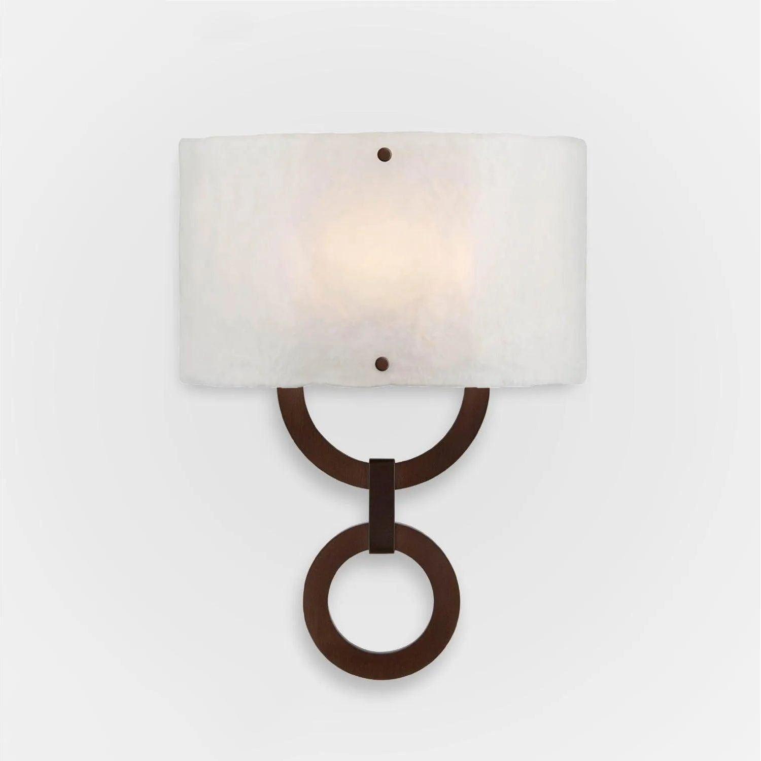 Hammerton Studio - Carlyle Round Link Cover Sconce - CSB0033-0D-RB-FG-E2 - Canada Light Shop