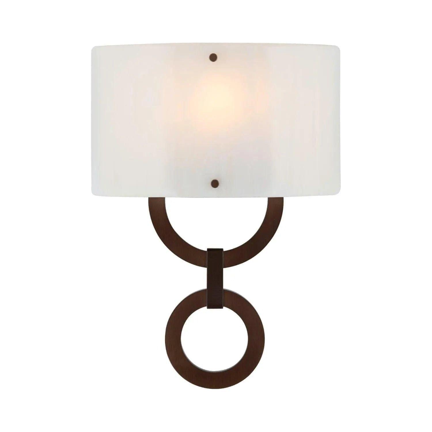 Hammerton Studio - Carlyle Round Link Cover Sconce - CSB0033-0D-RB-IW-E2 - Canada Light Shop