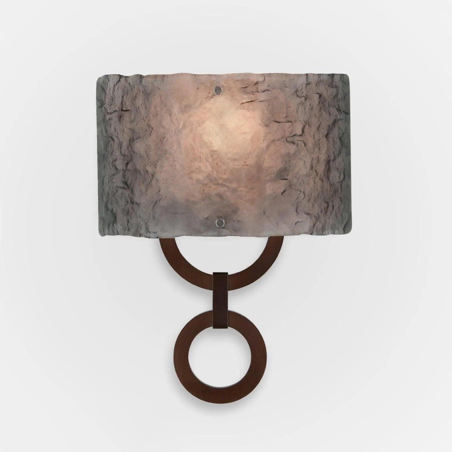 Hammerton Studio - Carlyle Round Link Cover Sconce - CSB0033-0D-RB-SG-E2 - Canada Light Shop