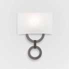 Hammerton Studio - Carlyle Round Link Cover Sconce - CSB0033-0D-SN-SH-E2 - Canada Light Shop
