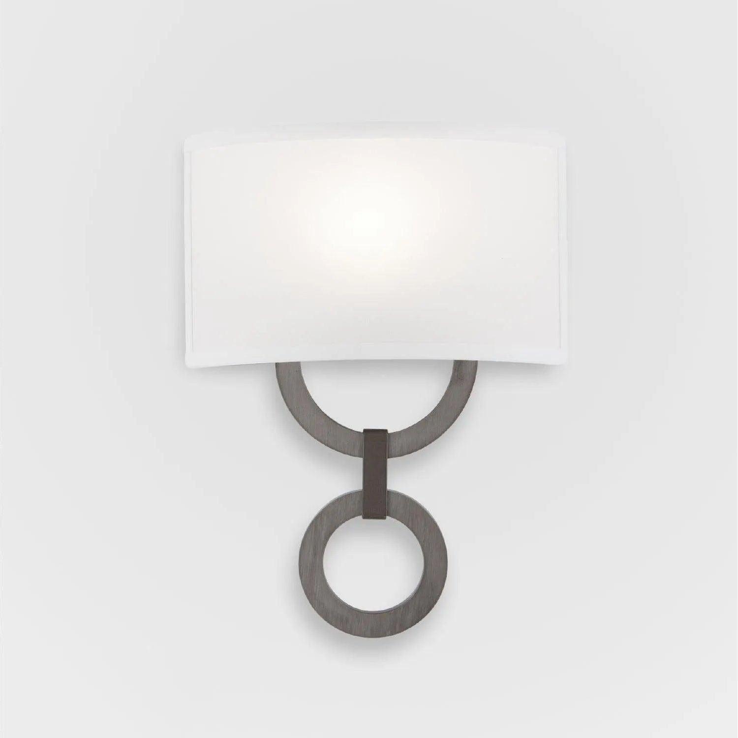 Hammerton Studio - Carlyle Round Link Cover Sconce - CSB0033-0D-SN-SH-E2 - Canada Light Shop