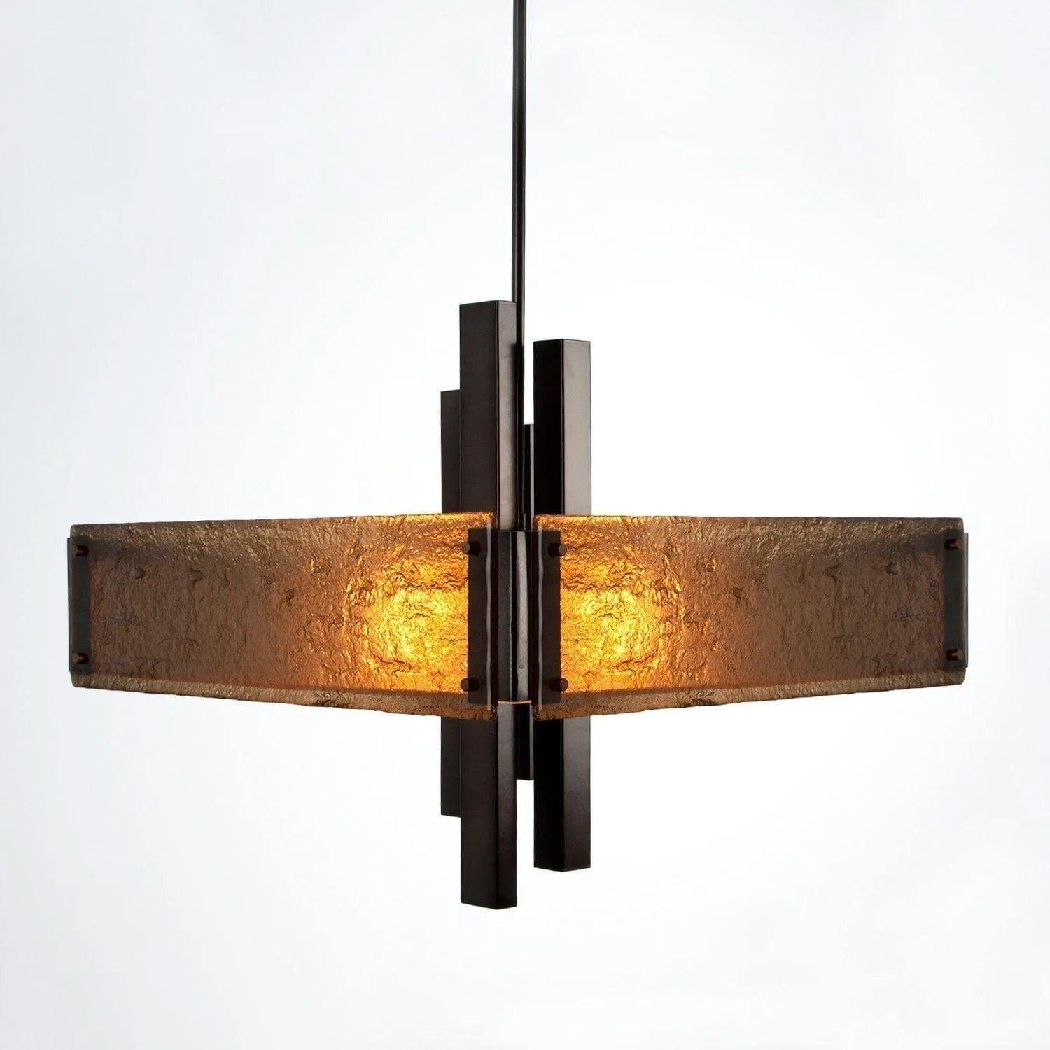 Hammerton Studio - Carlyle Square Chandelier, 24-Inch - CHB0033-0A-GM-BG-001-E2 - Canada Light Shop