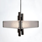 Hammerton Studio - Carlyle Square Chandelier, 24-Inch - CHB0033-0A-GM-FG-001-E2 - Canada Light Shop