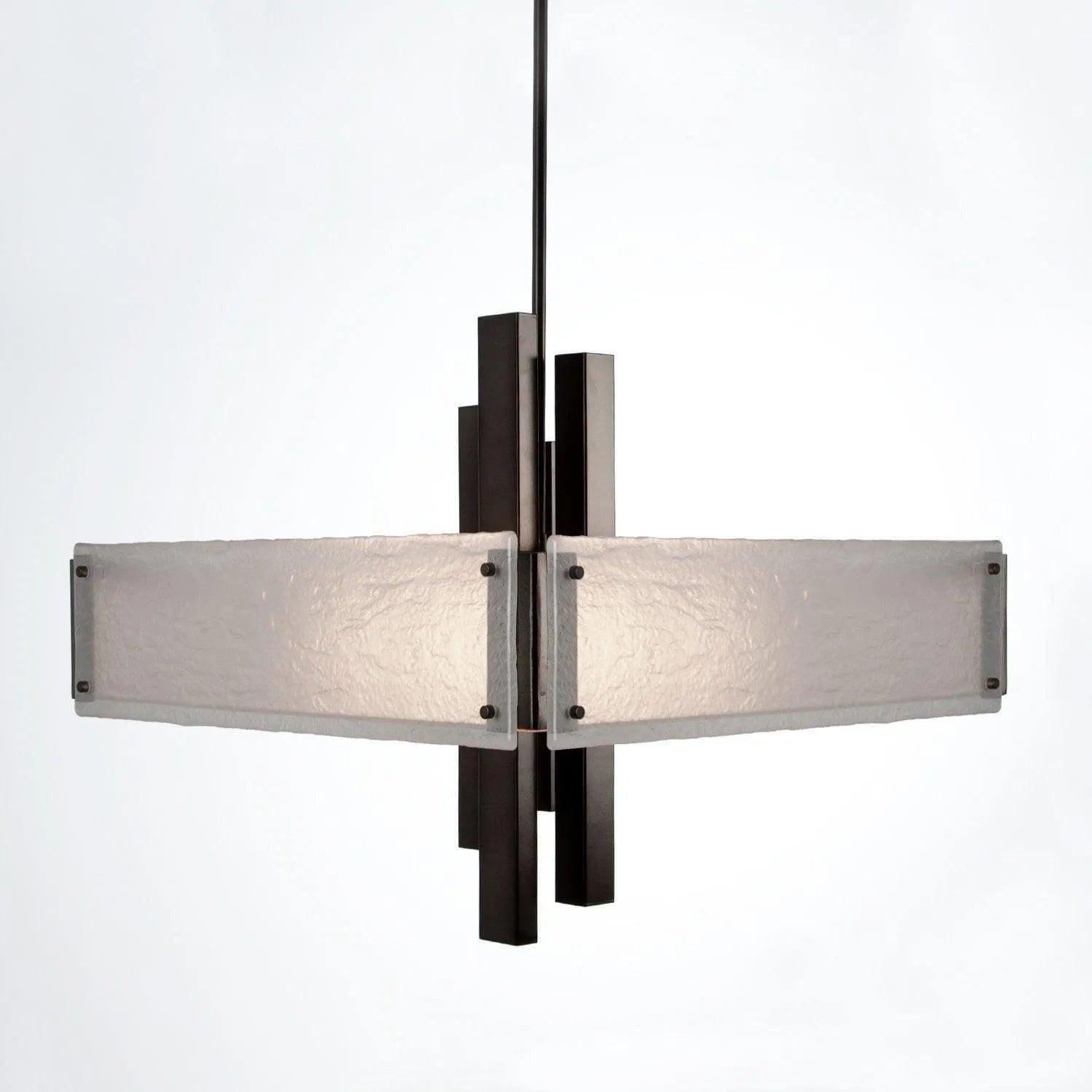 Hammerton Studio - Carlyle Square Chandelier, 24-Inch - CHB0033-0A-GM-FG-001-E2 - Canada Light Shop