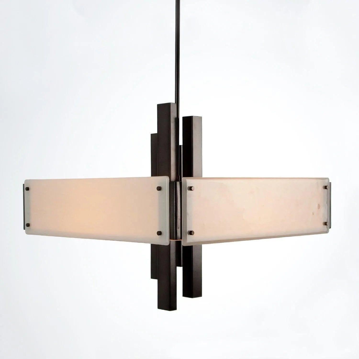 Hammerton Studio - Carlyle Square Chandelier, 24-Inch - CHB0033-0A-GM-IW-001-E2 - Canada Light Shop