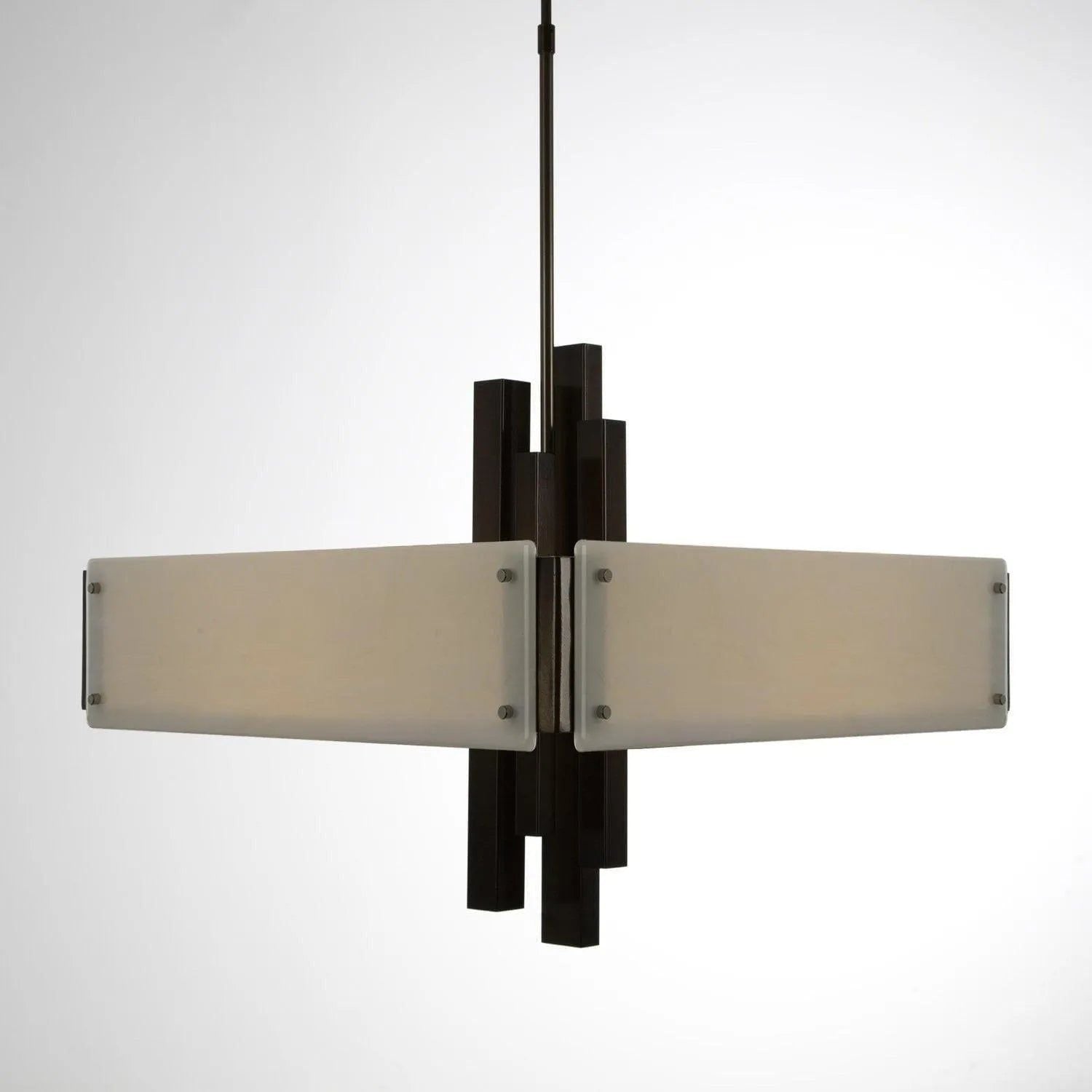 Hammerton Studio - Carlyle Square Chandelier, 24-Inch - CHB0033-0A-RB-IW-001-E2 - Canada Light Shop
