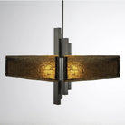 Hammerton Studio - Carlyle Square Chandelier, 24-Inch - CHB0033-0A-SN-BG-001-E2 - Canada Light Shop
