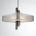 Hammerton Studio - Carlyle Square Chandelier, 24-Inch - CHB0033-0A-SN-FG-001-E2 - Canada Light Shop