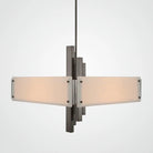 Hammerton Studio - Carlyle Square Chandelier, 24-Inch - CHB0033-0A-SN-IW-001-E2 - Canada Light Shop