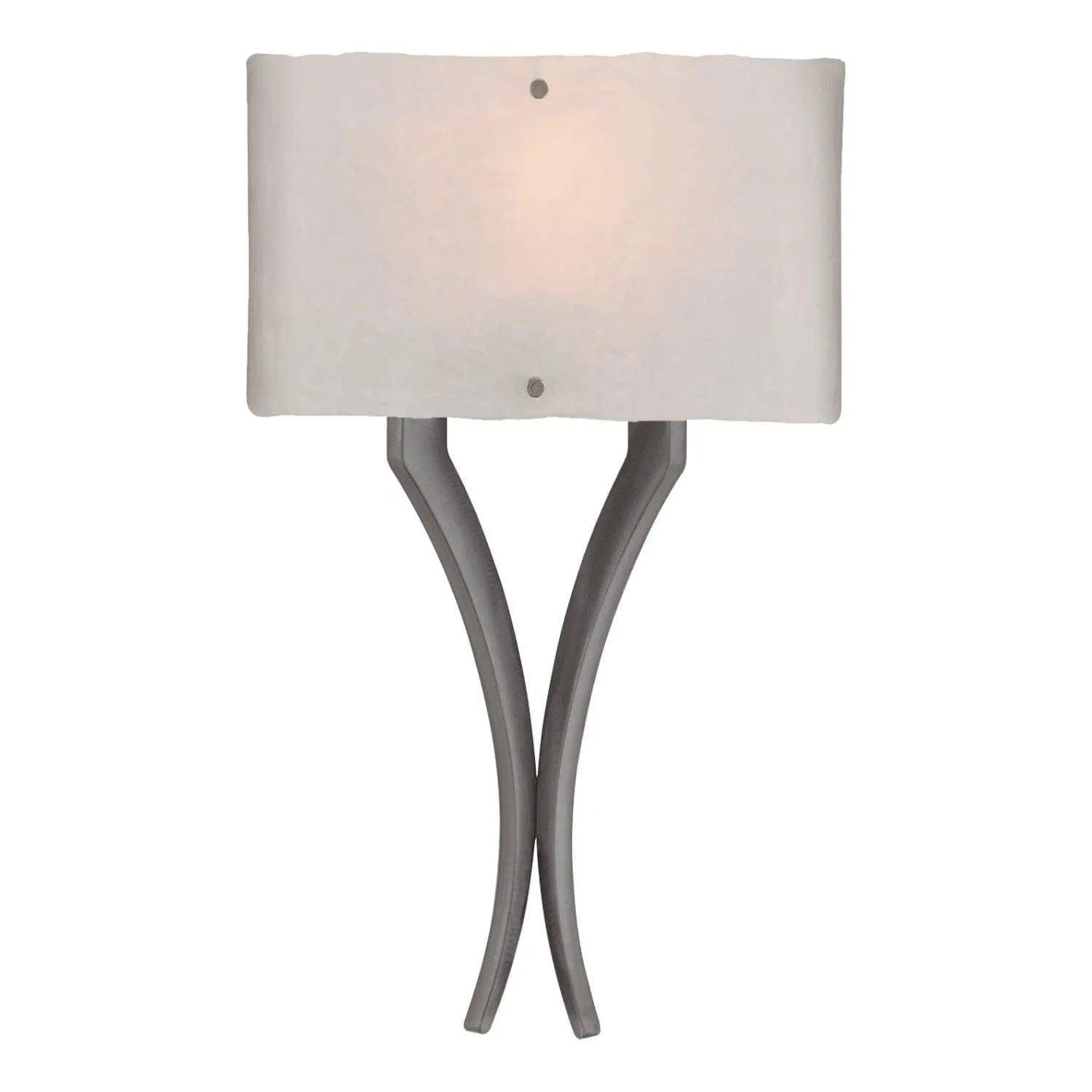 Hammerton Studio - Carlyle Vertex Cover Sconce - CSB0033-0A-SN-FG-E2 - Canada Light Shop