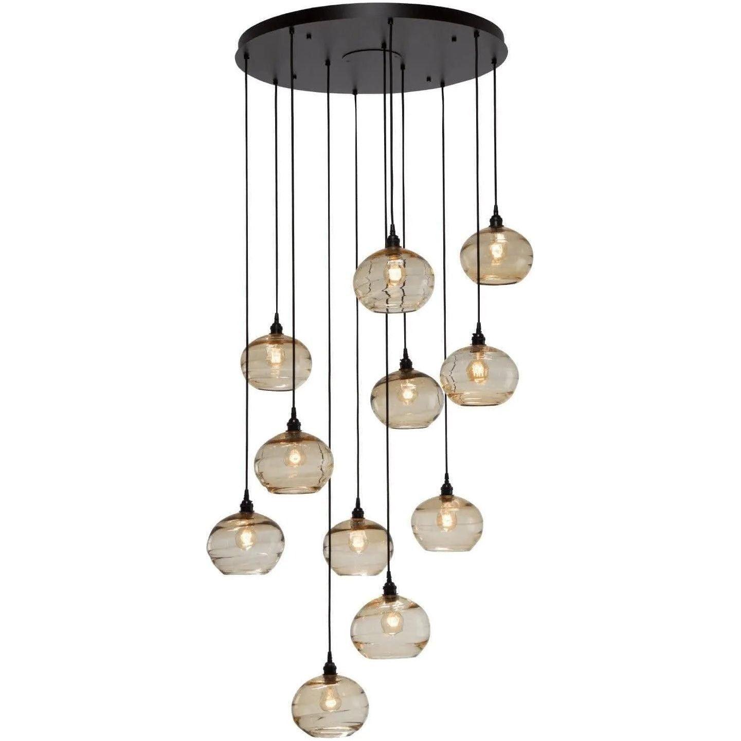 Hammerton Studio - Coppa Round Multi-Port, 11-Light - CHB0036-11-BS-OA-C01-E2 - Canada Light Shop