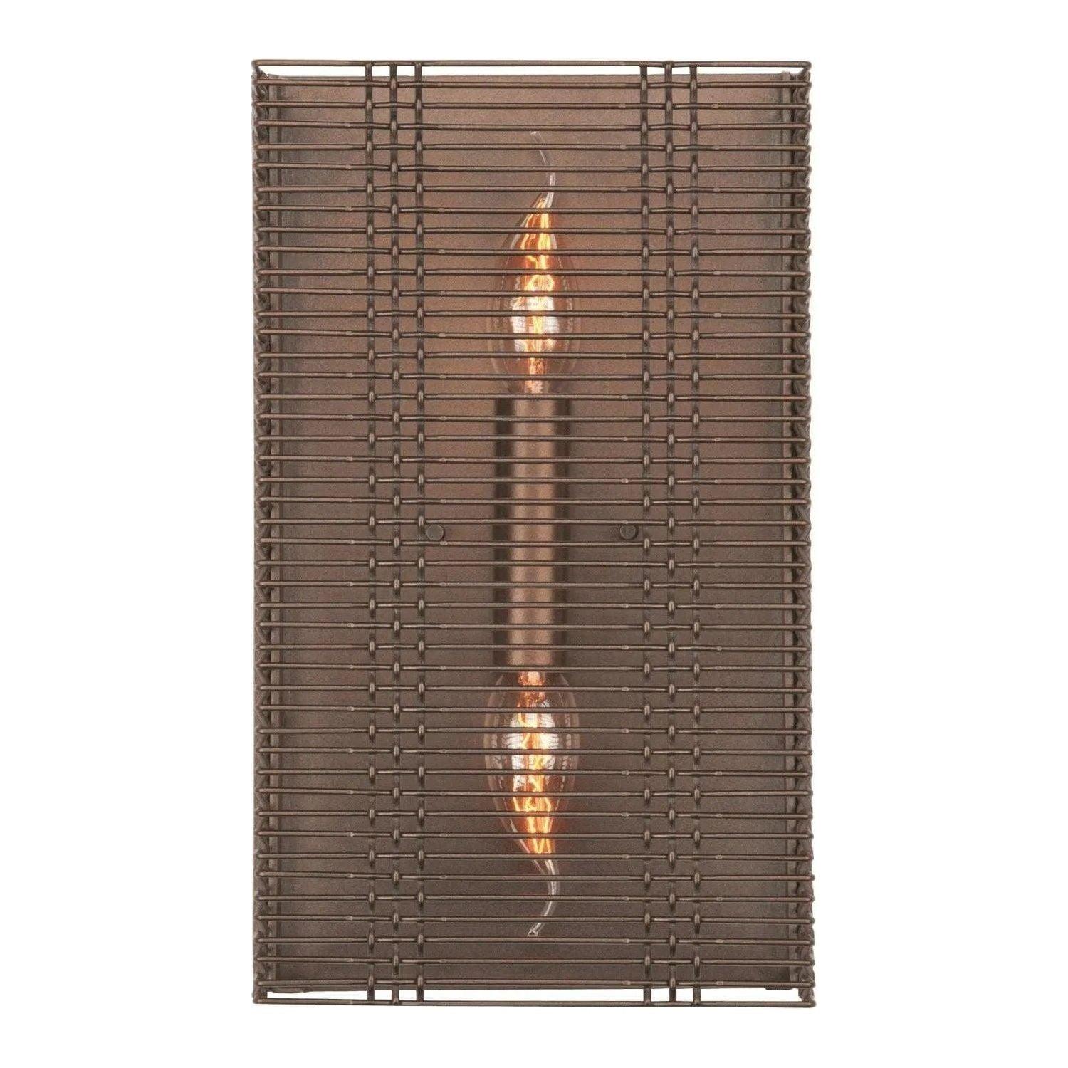Hammerton Studio - Downtown Mesh Cover Sconce - CSB0020-13-FB-0-E1 - Canada Light Shop