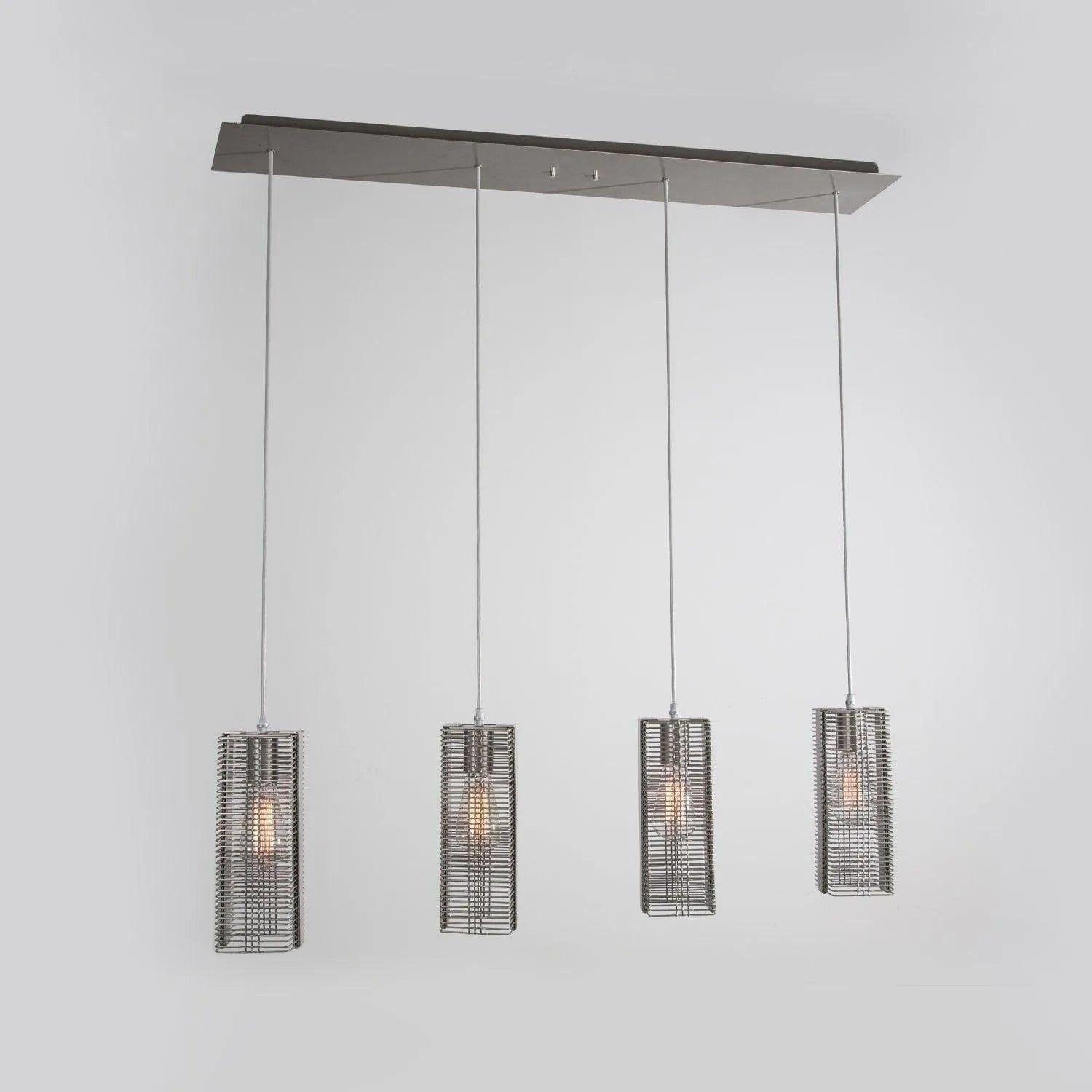 Hammerton Studio - Downtown Mesh Linear Multi-Port, 7-Light - PLB0020-07-BS-0-C01-E2 - Canada Light Shop