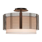 Hammerton Studio - Downtown Mesh Semi Flush - CLB0020-14-FB-SH-E2 - Canada Light Shop