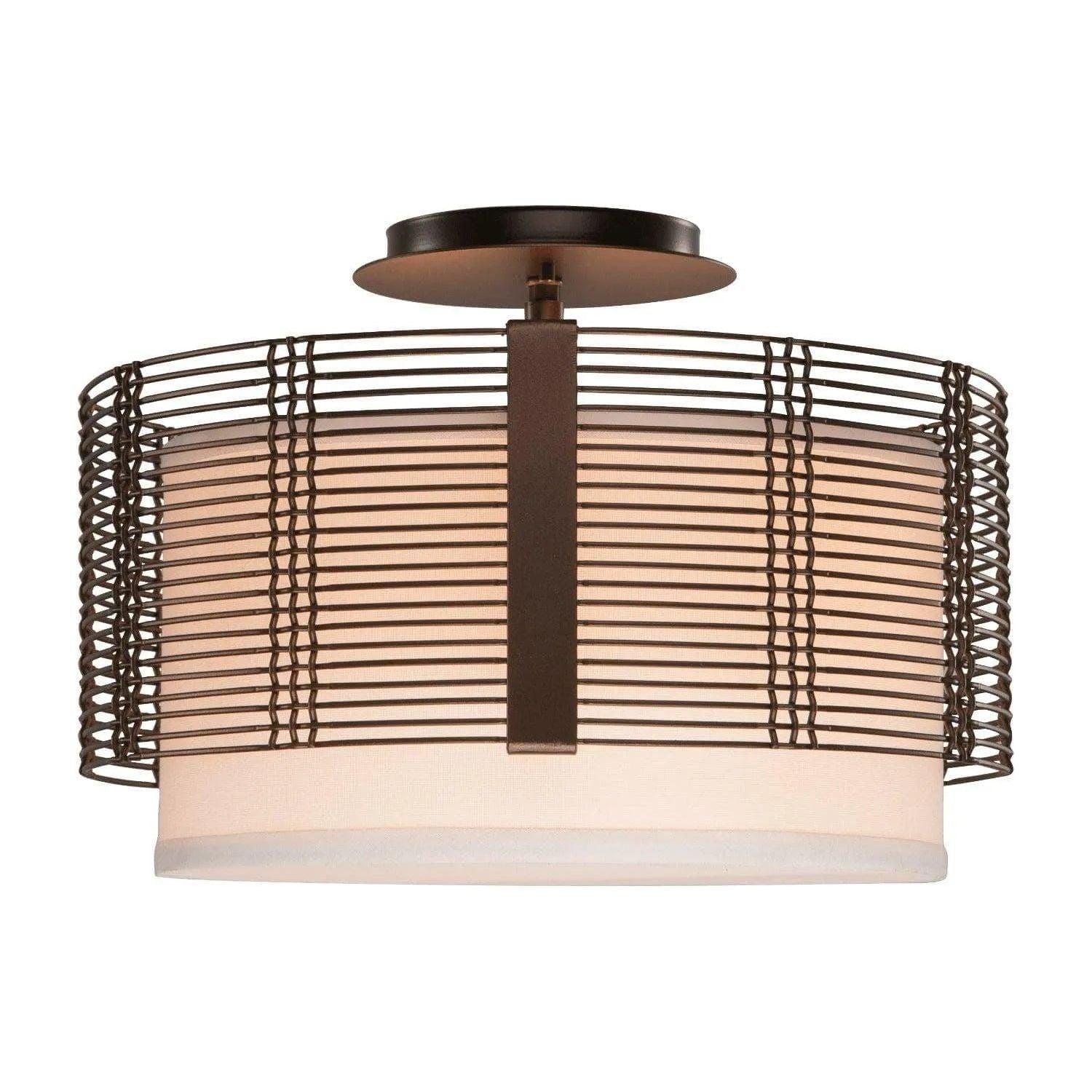 Hammerton Studio - Downtown Mesh Semi Flush - CLB0020-14-FB-SH-E2 - Canada Light Shop