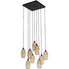 Hammerton Studio - Ellisse Square Multi-Port, 9-Light - CHB0035-09-BS-OA-C01-E2 - Canada Light Shop