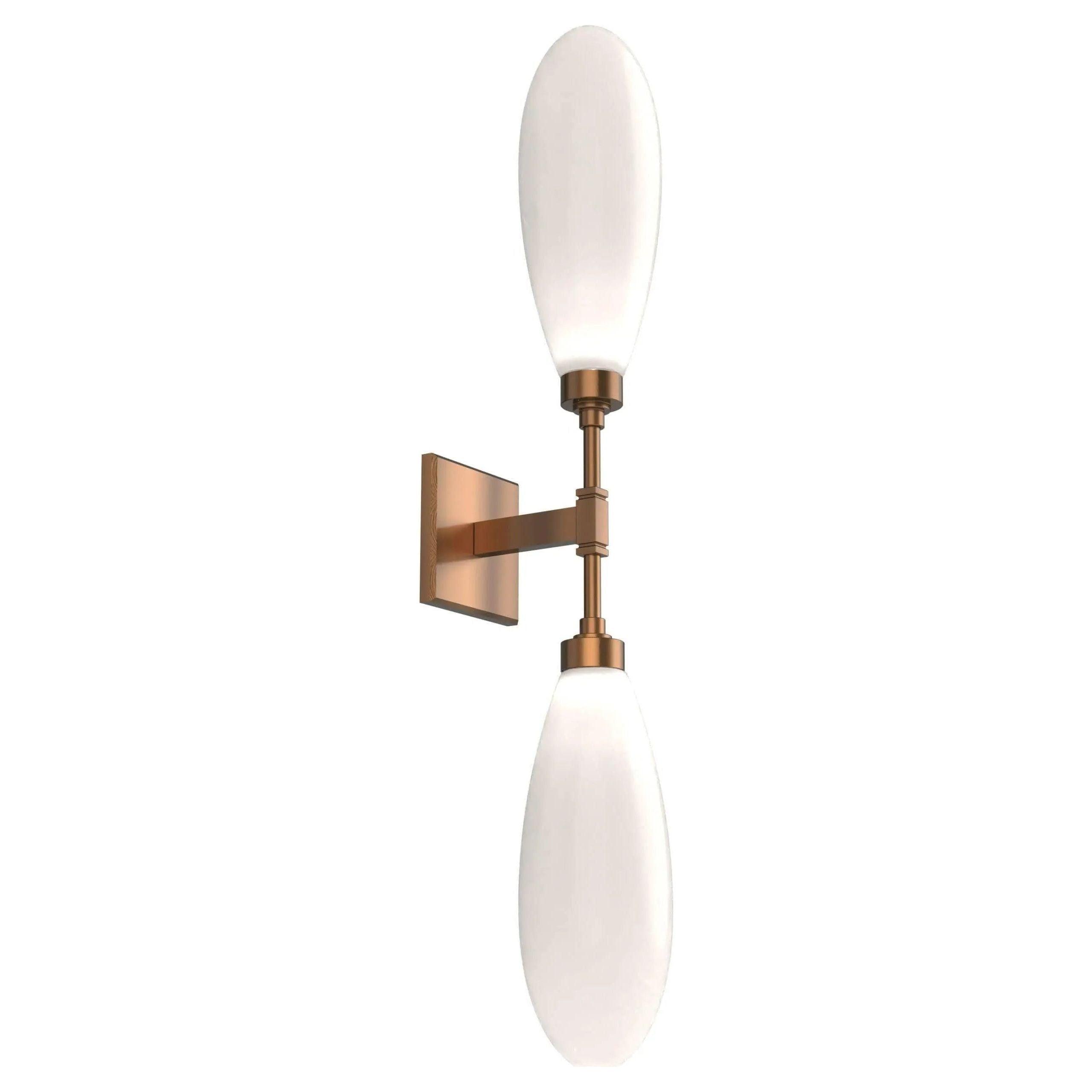 Hammerton Studio - Fiori LED Double Wall Sconce - IDB0071-02-GM-WL-L3 - Canada Light Shop