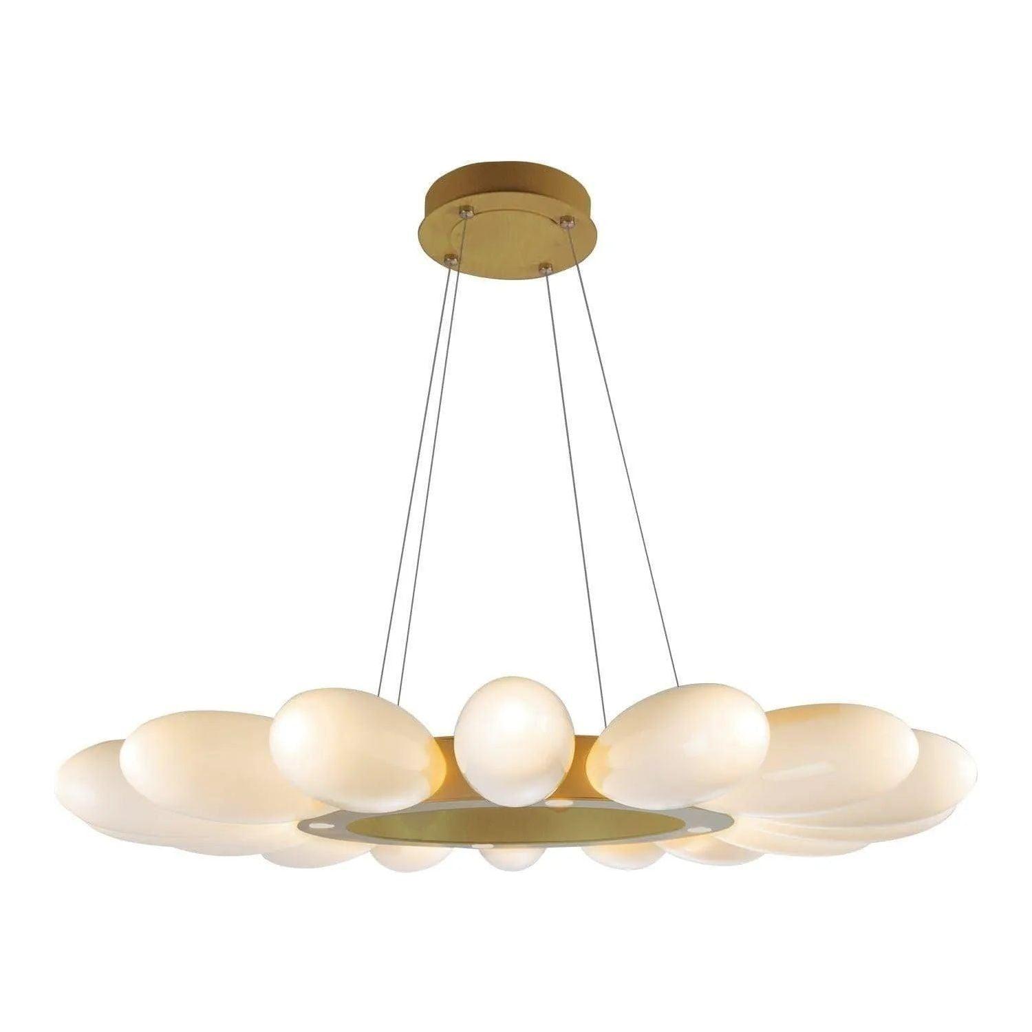 Hammerton Studio - Fiori Ring Chandelier - CHB0071-39-GB-WL-CA1-L3 - Canada Light Shop