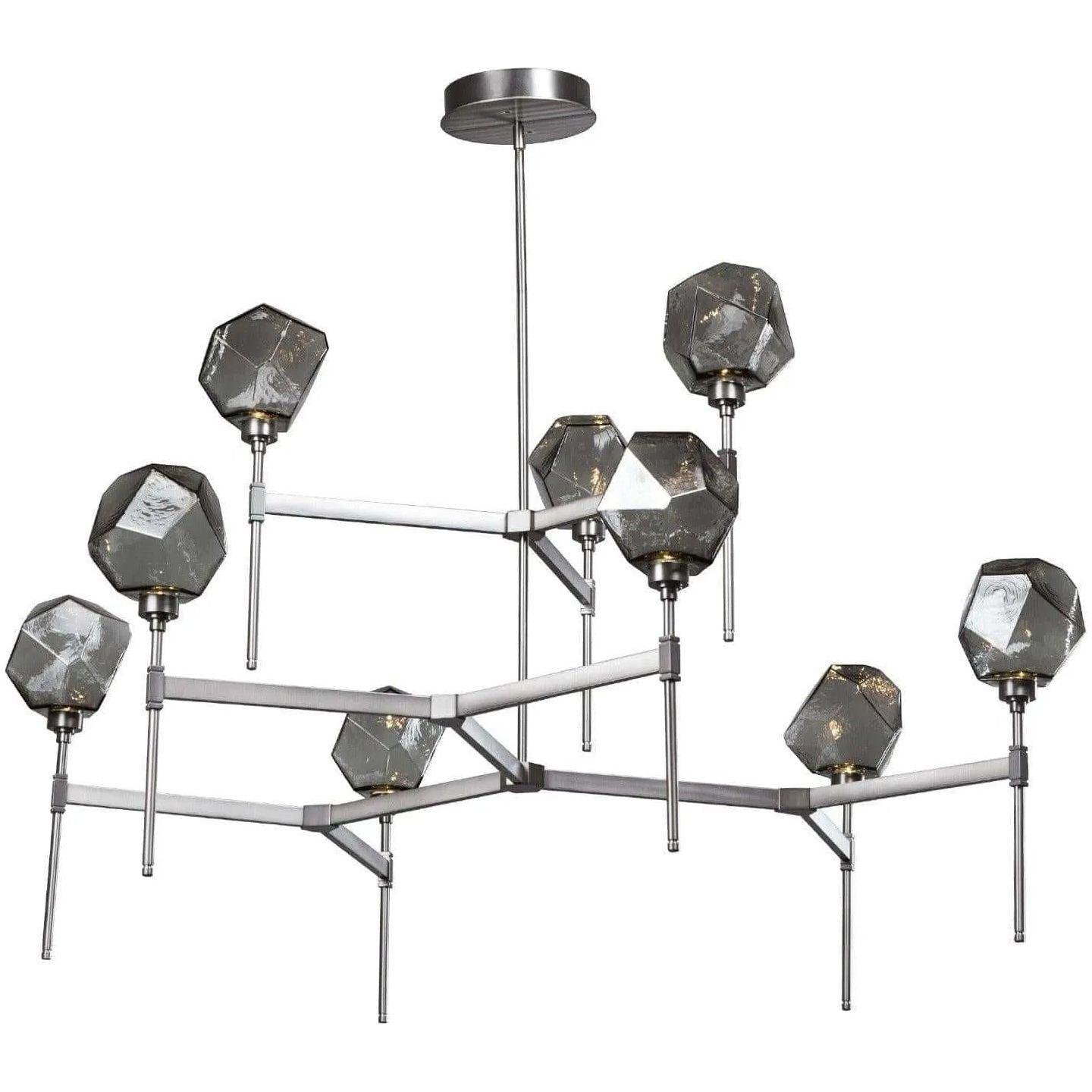 Hammerton Studio - Gem Round Belvedere Chandelier, 55-Inch - CHB0039-55-GM-S-001-L1 - Canada Light Shop