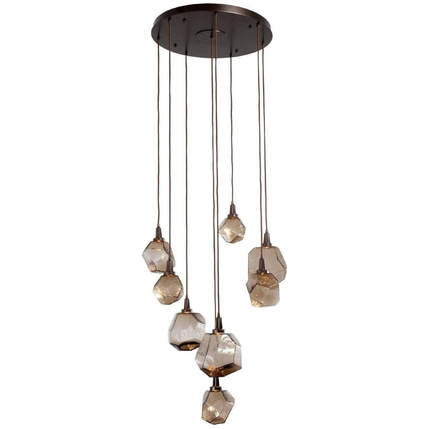 Hammerton Studio - Gem Round Multi-Port, 8-Light - CHB0039-08-FB-B-C01-L1 - Canada Light Shop