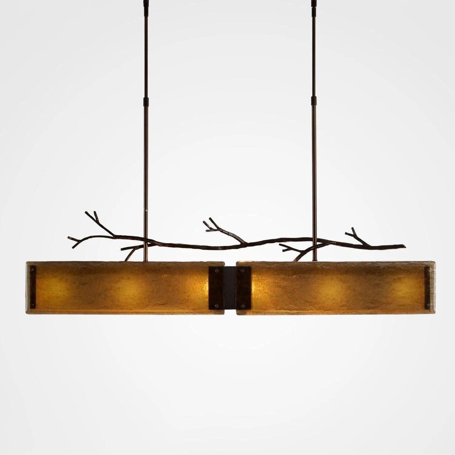 Hammerton Studio - Ironwood LED Linear Suspension, 44-Inch - PLB0032-0A-RB-BG-001-L1 - Canada Light Shop