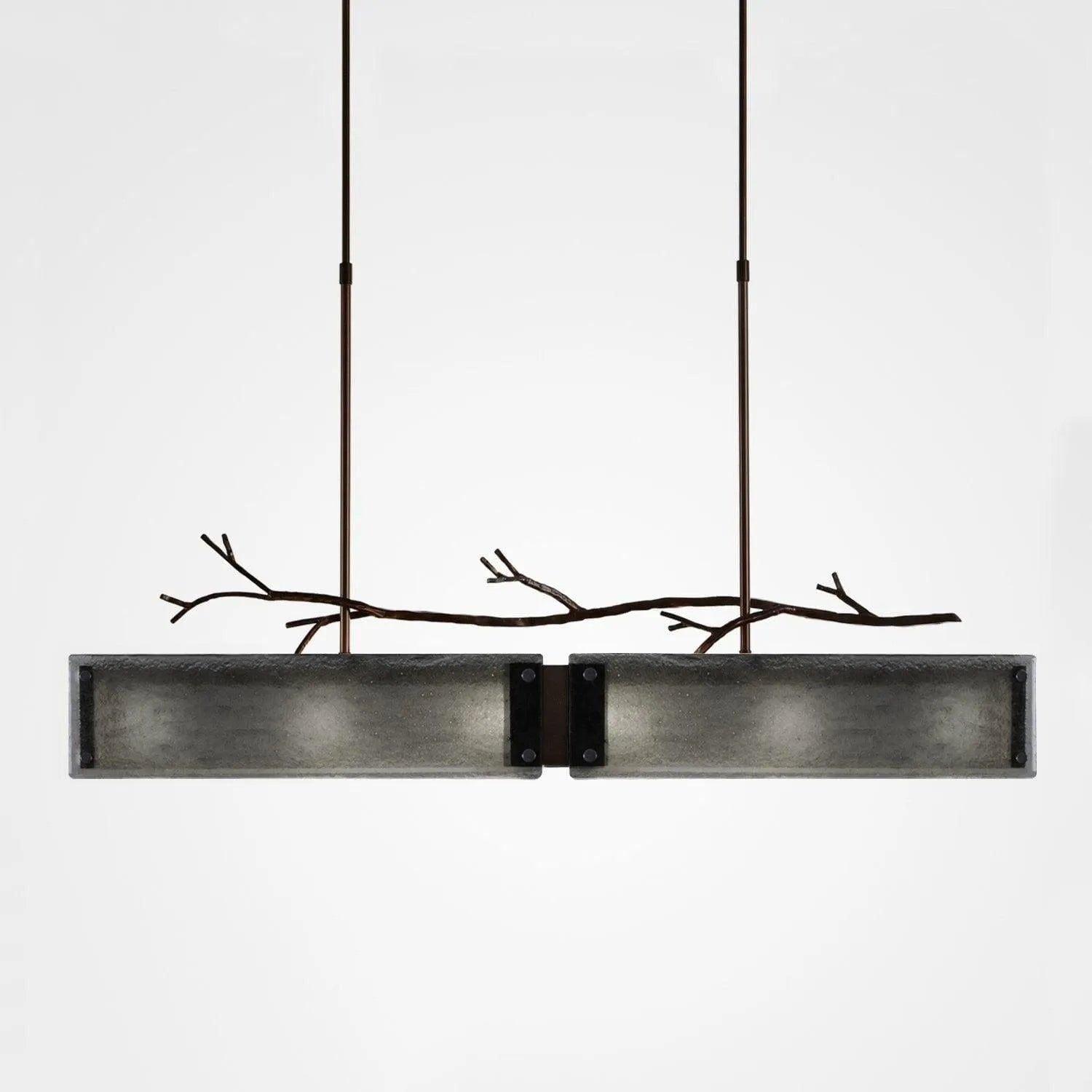 Hammerton Studio - Ironwood LED Linear Suspension, 44-Inch - PLB0032-0A-RB-SG-001-L1 - Canada Light Shop