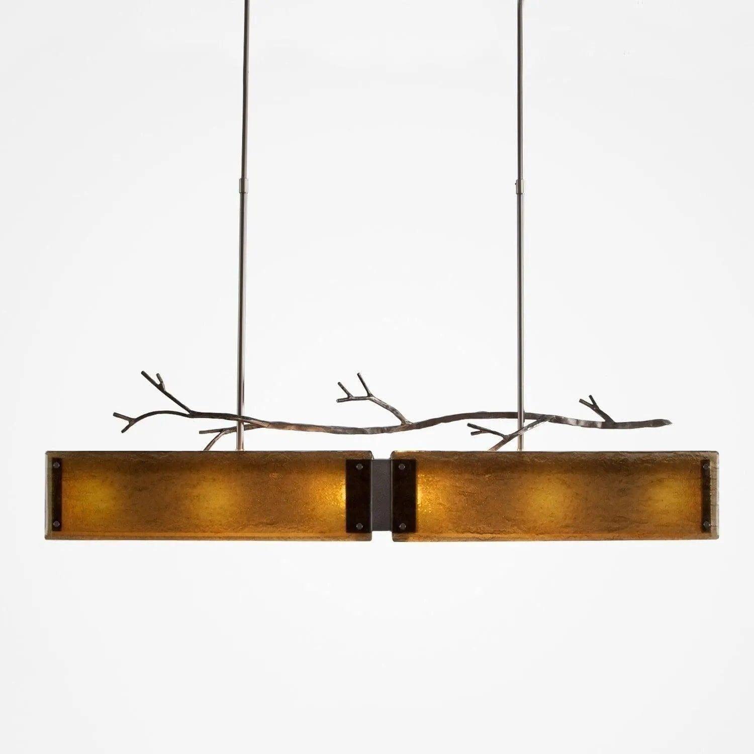 Hammerton Studio - Ironwood LED Linear Suspension, 44-Inch - PLB0032-0A-SN-BG-001-L1 - Canada Light Shop