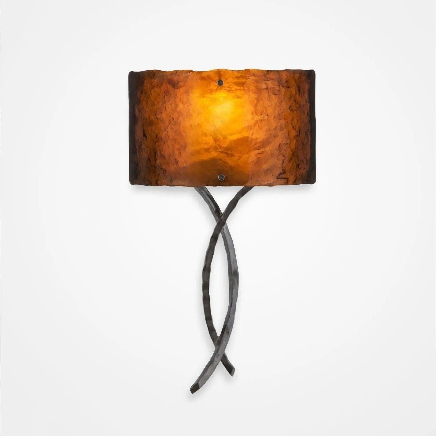 Hammerton Studio - Ironwood Twist Cover Sconce - CSB0032-0C-GM-BG-E2 - Canada Light Shop