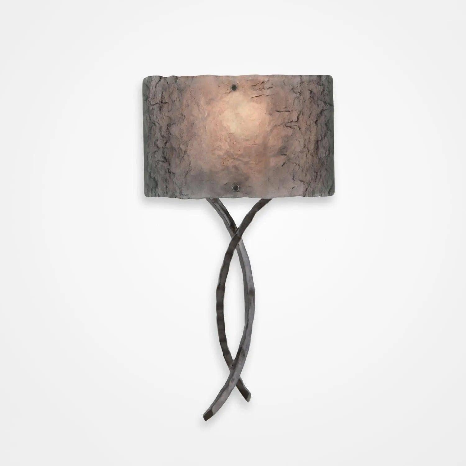 Hammerton Studio - Ironwood Twist Cover Sconce - CSB0032-0C-GM-SG-E2 - Canada Light Shop