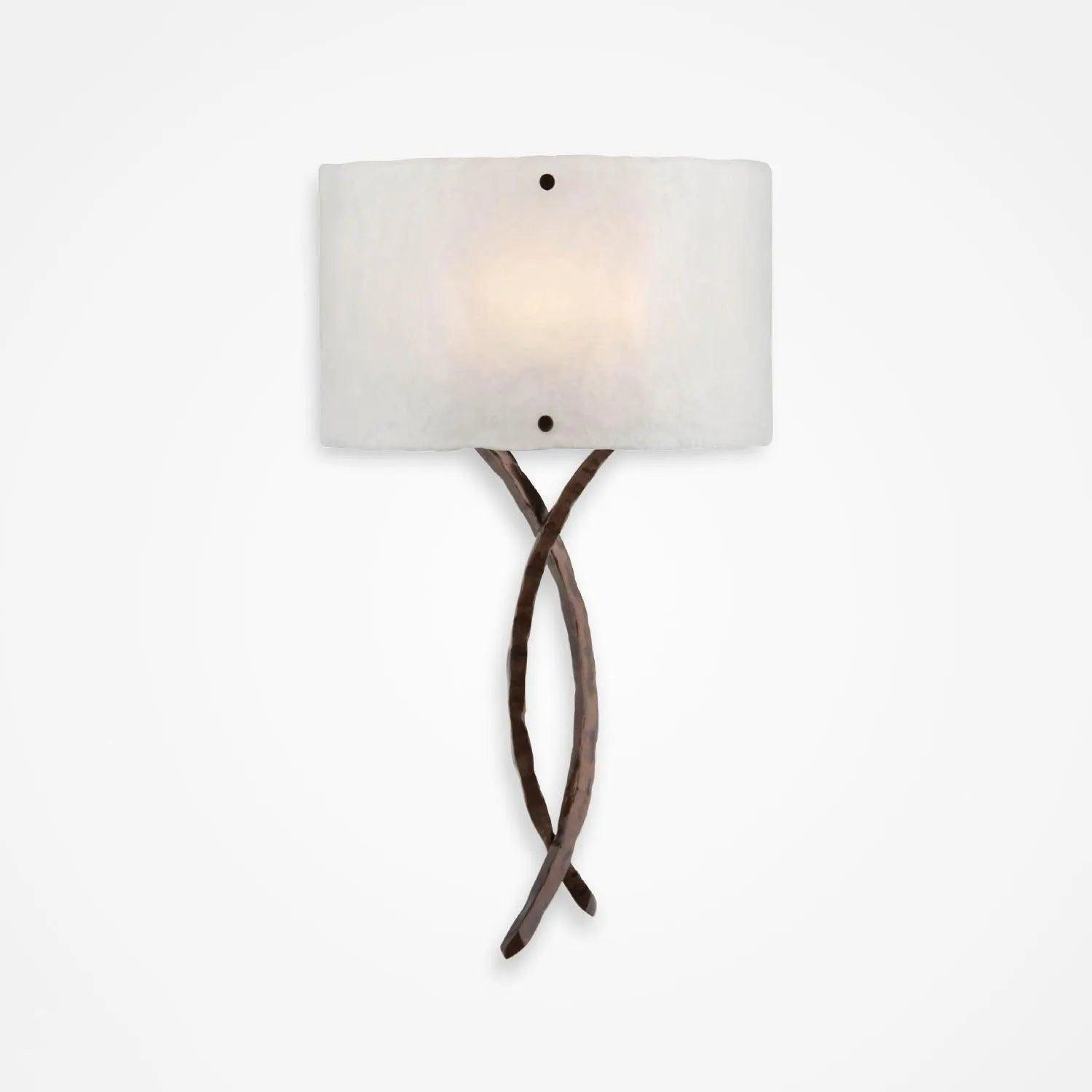 Hammerton Studio - Ironwood Twist Cover Sconce - CSB0032-0C-RB-FG-E2 - Canada Light Shop
