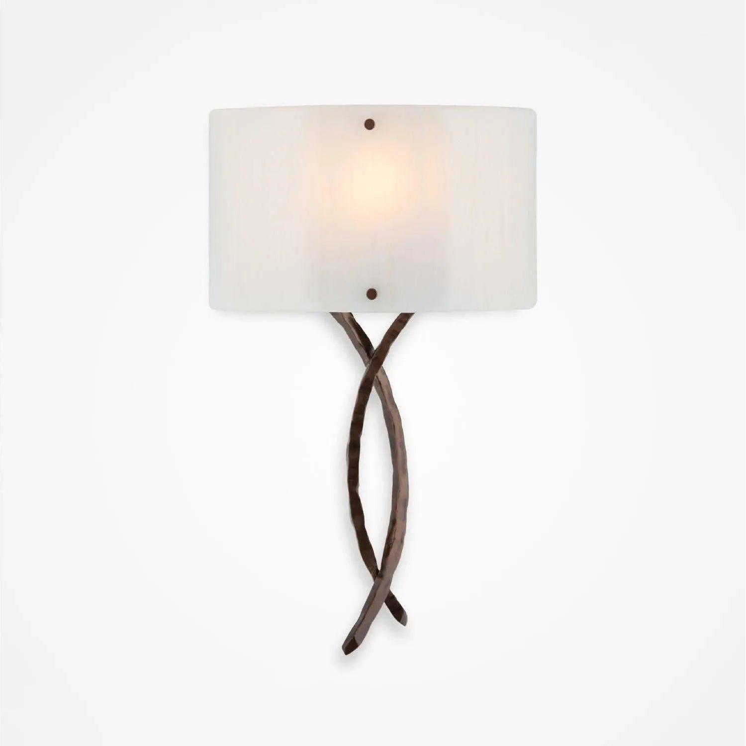 Hammerton Studio - Ironwood Twist Cover Sconce - CSB0032-0C-RB-IW-E2 - Canada Light Shop