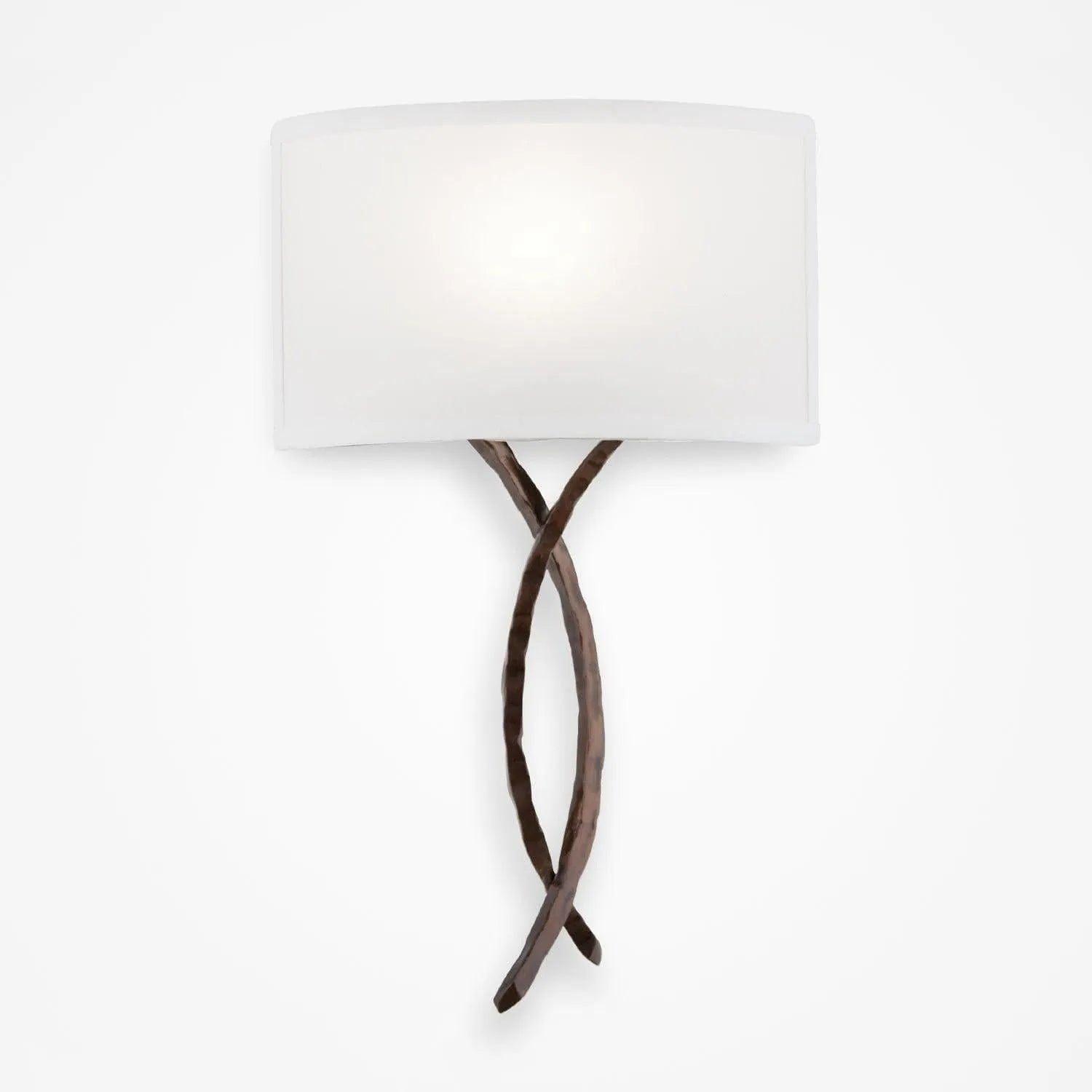 Hammerton Studio - Ironwood Twist Cover Sconce - CSB0032-0C-RB-SH-E2 - Canada Light Shop
