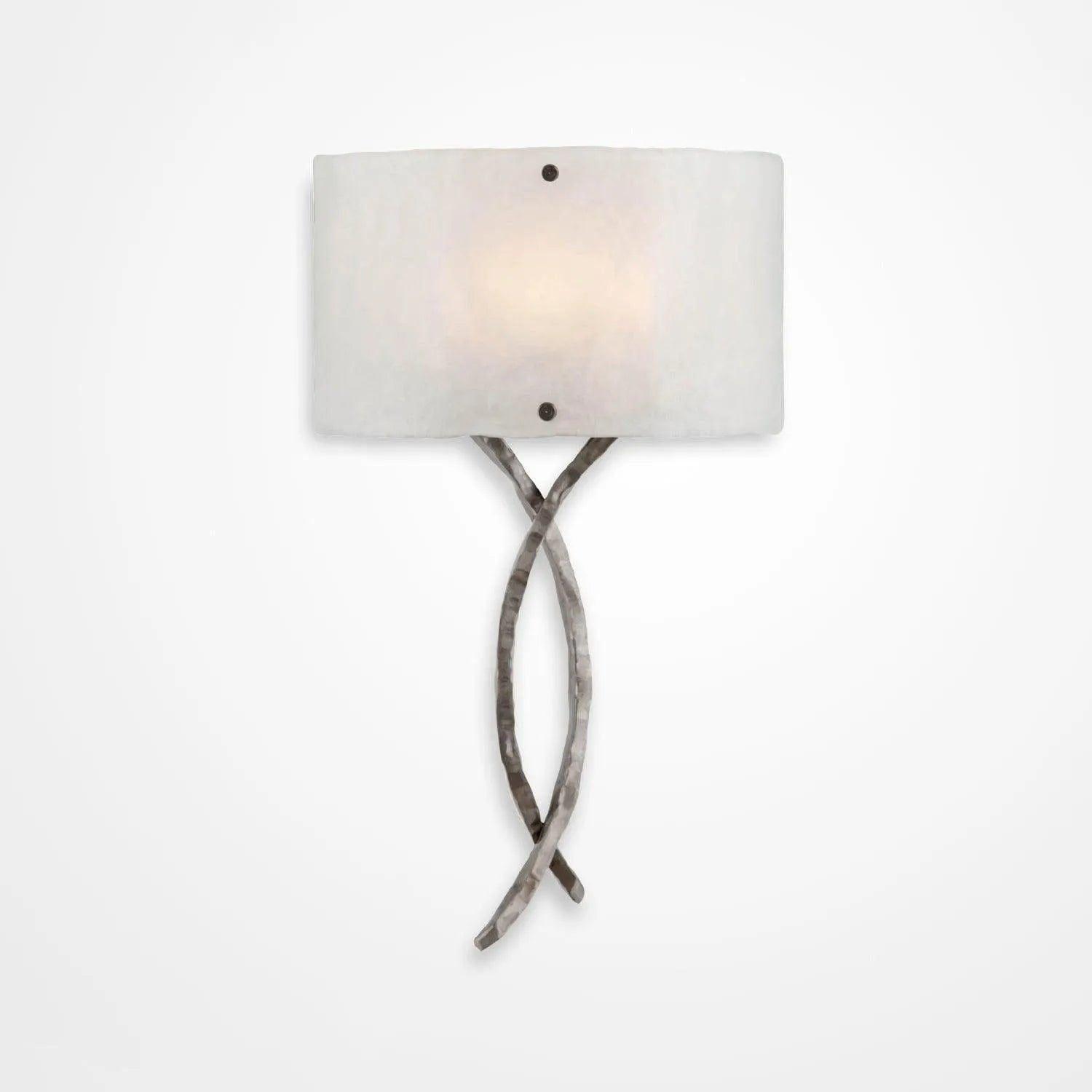 Hammerton Studio - Ironwood Twist Cover Sconce - CSB0032-0C-SN-FG-E2 - Canada Light Shop
