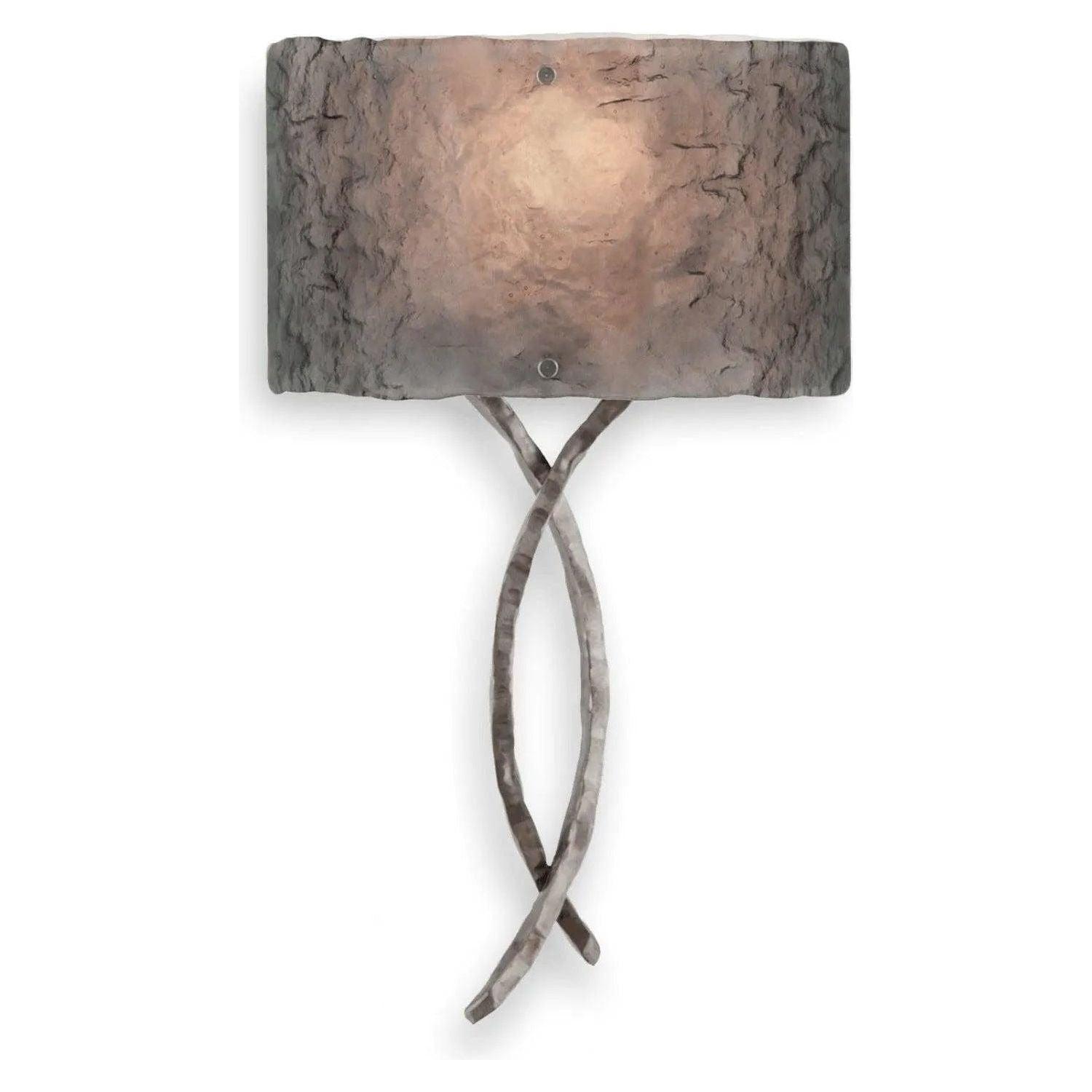 Hammerton Studio - Ironwood Twist Cover Sconce - CSB0032-0C-SN-SG-E2 - Canada Light Shop