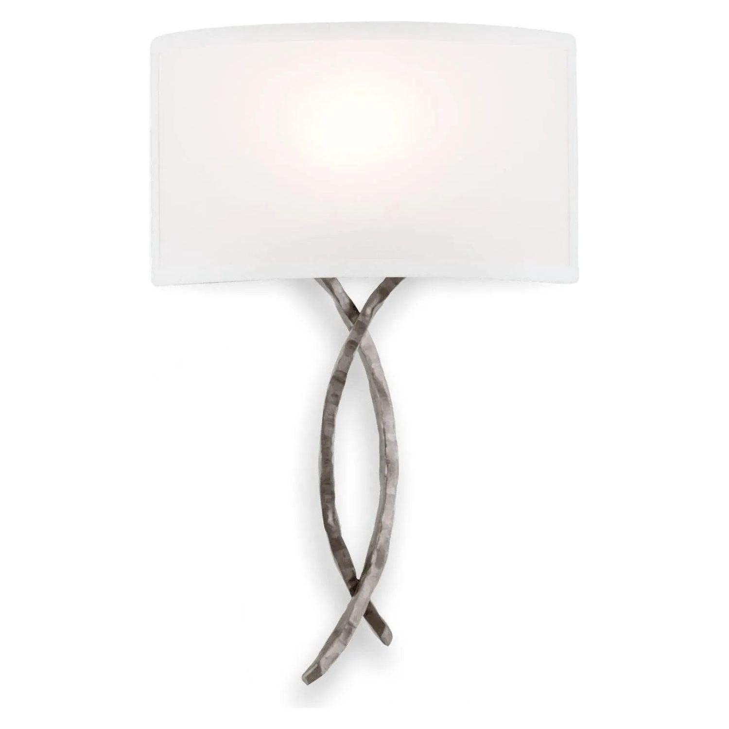 Hammerton Studio - Ironwood Twist Cover Sconce - CSB0032-0C-SN-SH-E2 - Canada Light Shop