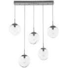 Hammerton Studio - Nebula Aster Linear Multi-Port, 5-Light - PLB0062-05-BS-C-C01-E2 - Canada Light Shop