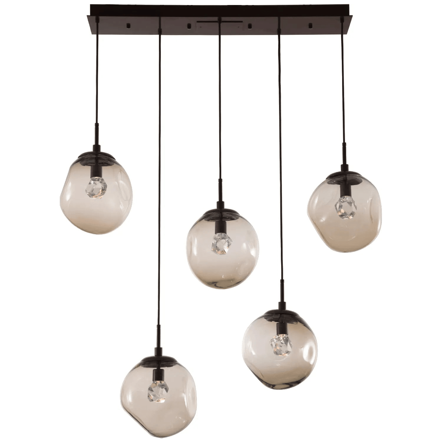 Hammerton Studio - Nebula Aster Linear Multi-Port, 5-Light - PLB0066-05-FB-ZB-C01-L1 - Canada Light Shop