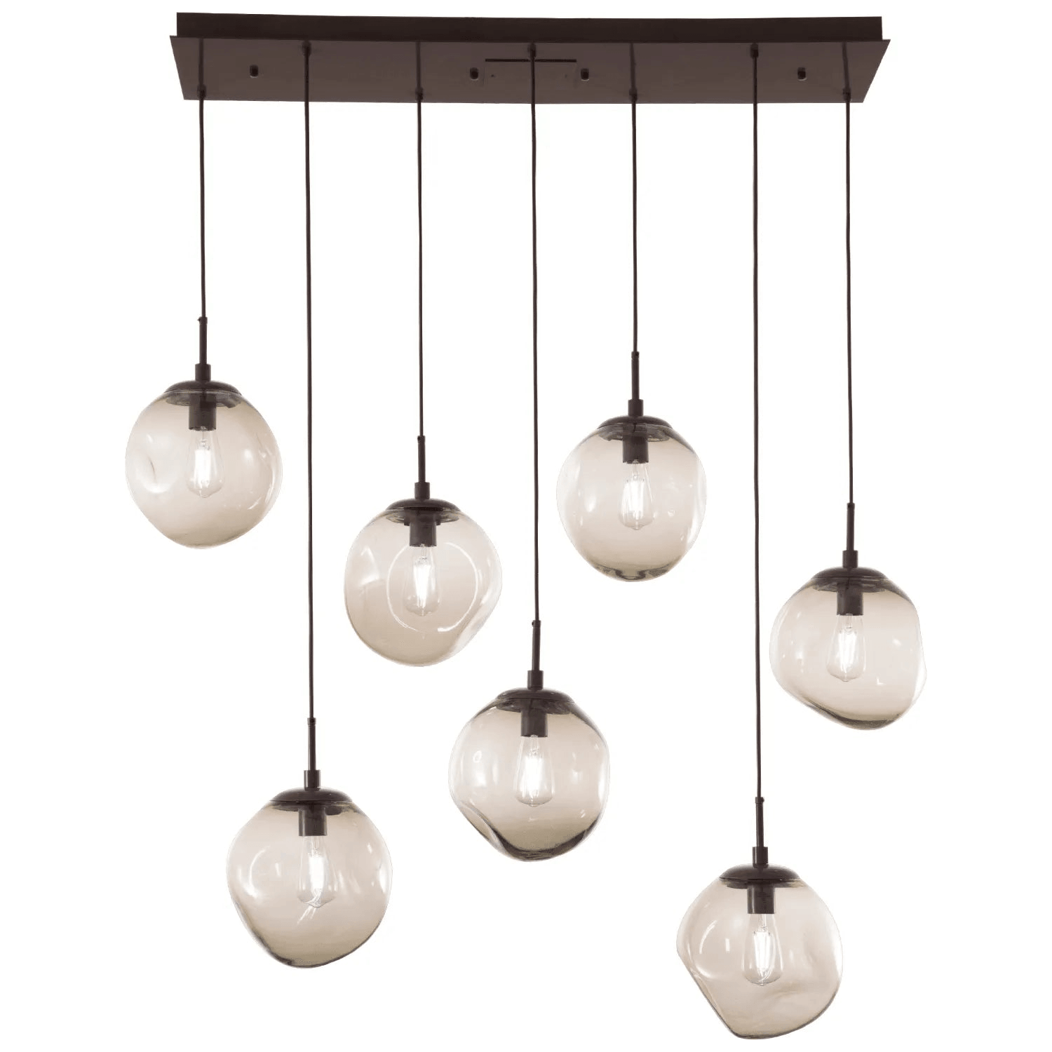 Hammerton Studio - Nebula Aster Linear Multi-Port, 7-Light - PLB0062-07-FB-B-C01-E2 - Canada Light Shop