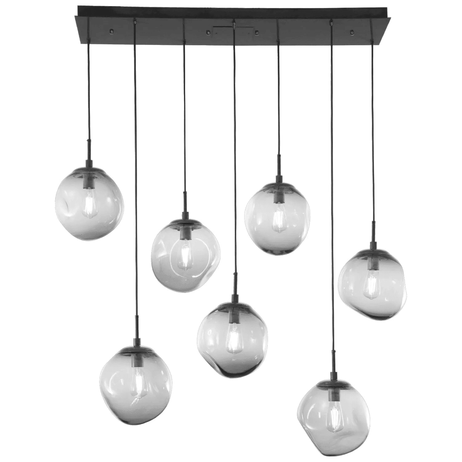 Hammerton Studio - Nebula Aster Linear Multi-Port, 7-Light - PLB0062-07-MB-S-C01-E2 - Canada Light Shop