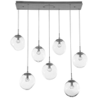 Hammerton Studio - Nebula Aster Linear Multi-Port, 7-Light - PLB0066-07-BS-FC-C01-L1 - Canada Light Shop