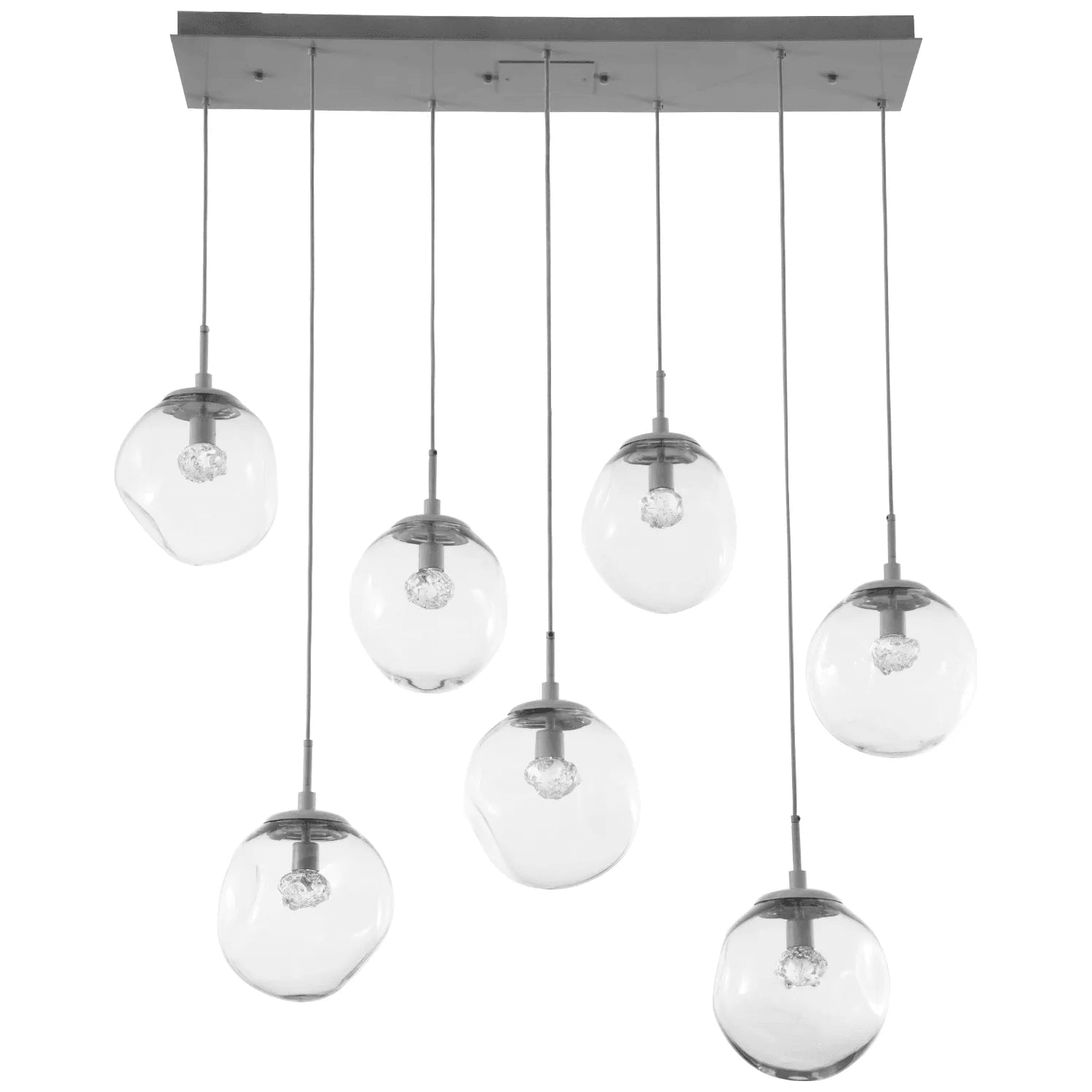 Hammerton Studio - Nebula Aster Linear Multi-Port, 7-Light - PLB0066-07-BS-FC-C01-L1 - Canada Light Shop