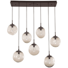 Hammerton Studio - Nebula Aster Linear Multi-Port, 7-Light - PLB0066-07-FB-GB-C01-L1 - Canada Light Shop
