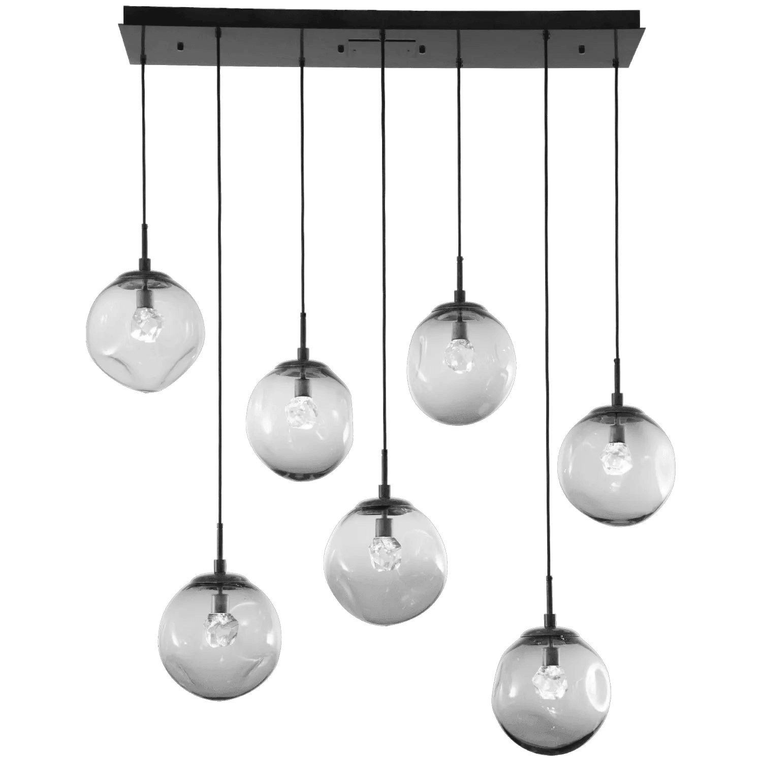 Hammerton Studio - Nebula Aster Linear Multi-Port, 7-Light - PLB0066-07-MB-ZS-C01-L1 - Canada Light Shop