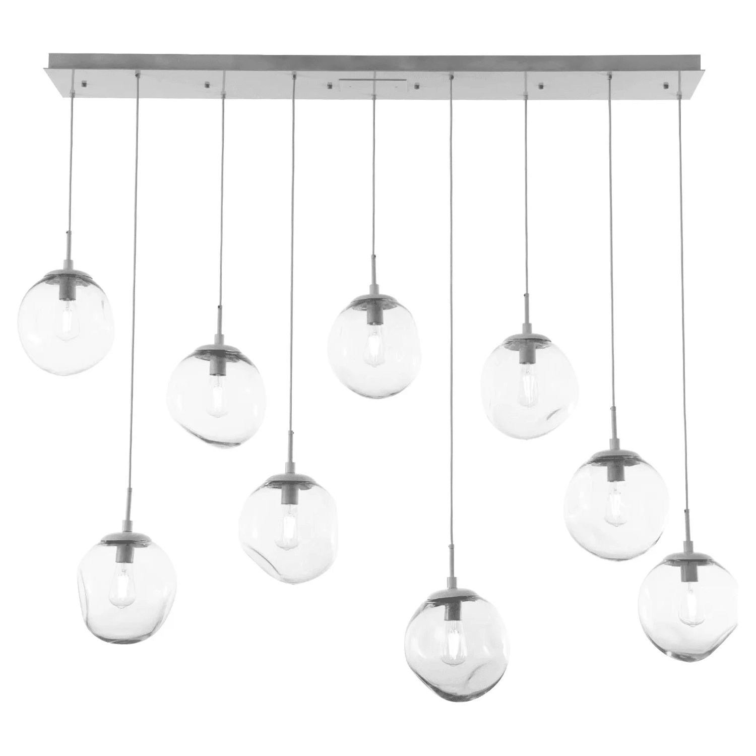 Hammerton Studio - Nebula Aster Linear Multi-Port, 9-Light - PLB0062-09-BS-C-C01-E2 - Canada Light Shop